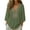 Green, variant on Linen Cotton Tops For Women Summer V Neck Embroidered Contrast Detail Relaxed Travel Ready Brunch Outdoor Casual Wear Layering Friendly Workday Errands