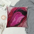 thumbnail image 2 of COMIO   Girly Pink Marbling Throw&nbsp;Pillow&nbsp;Covers Abstract Artwork Pillow&nbsp;Covers  Pastel Watercolor Marble Stone Pattern Decorative Pillow Covers, Foil Print Cushion Cases, 2 of 5