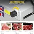 thumbnail image 3 of Commercial Meat Slicer,210W High Power Pure Copper Motor,Semi-Automatic Meat Cutter Equipped With Detachable Blades With A Diameter Of 220mm, Child Lock Protection,For Kitchen Restaurant Supermarket, 3 of 9