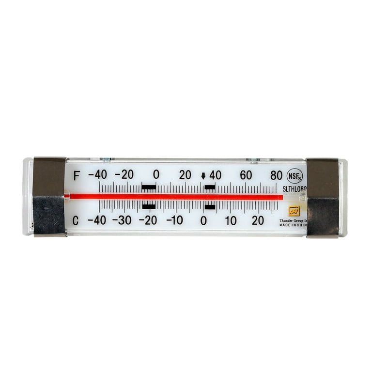 Thunder Group SLTHL080, Horizontal Liquid Scale Thermometer