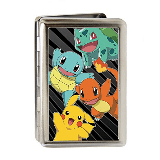 Pokemon Metal MultiUse Wallet Business Card Holder Kanto Starter