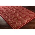 thumbnail image 2 of Surya Portera Dark Red/Khaki Indoor/Outdoor Area Rug, 2 of 2