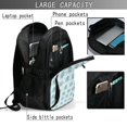 thumbnail image 4 of Balery Sea Turtle Mochila con carga USB para hombre y mujer - Mochila impermeable y antirrobo para portátil con puerto USB para viajes, trabajo, estudios y universidad, 4 of 7