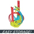 thumbnail image 6 of Hot Wheels Neon Speeders Track Set, Laser Stunt Slamway with 1 Car, Tri-Colored Track, Easy Storage, 6 of 7