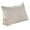 White, variant on Large Triangular Headboard Pillow Twin Size Reading Bolster Cushion With Removable Cover For Bed Backrest Support