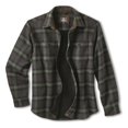 thumbnail image 4 of Guide Gear Men's Deacons Bonded Fleece-lined Shirt Jacket Charcoal/Green Plaid 2XL, 4 of 5
