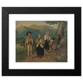 thumbnail image 2 of Peter Michal Bohúň 18x15 Black Modern Framed Museum Art Print Titled - On the Road (Linen Makers) (1840-1845), 2 of 5