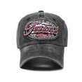 thumbnail image 5 of XIAOCHA Mens Distressed Patch Baseball Cap Adjustable Hat Band Outdoor Daily Dad Hat,Black, 5 of 8