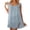 A-Grey615, variant on XIAONU Womens Lace Ruffle Trim Chemise Loose Fit Sleeveless Square Neck Nightgown Soft Feminine Sleep Nightdresses
