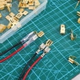 thumbnail image 2 of 36 Pcs Spade Connectors Electrical Spade Connectors Copper Wiring Connectors Crimp Wire Connectors Terminals Assortment Kit, 2 of 5