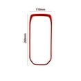 thumbnail image 3 of Soft Carbon Fiber Car Interior Decor Kits Red Carbon Fiber Center Water Cupholder Cover Trim For Jeep Wrangler Gladiator Sticker, 3 of 14