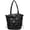 Black, variant on Kukuzhu Quilted Women's Hobo Bag Padding Down Cotton Shoulder Bag Armpit Purse Handbag Large Work Totes Top Handle Bag