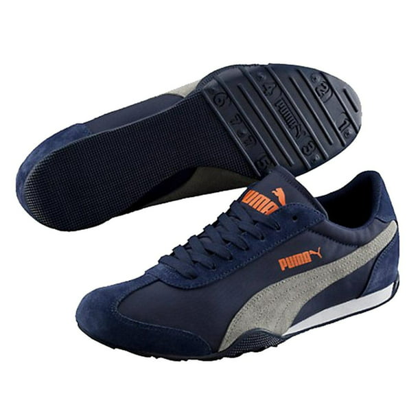 Puma 76 Runner Fun Peacoat/Drizzle Sneakers - Walmart.com