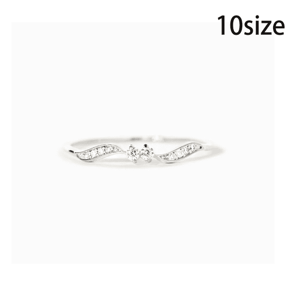 DESIGNICE 2026 New Rings for Women Willow Leaf Shape Promise Ring Dazzling Wedding Band Size 10 for Engagements Weddings Anniversaries Romantic Gifts.