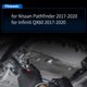 thumbnail image 3 of Cárter de aceite del motor Unique Bargains con tapón de drenaje para Nissan Pathfinder 2017-2020, empaque de aceite para Infiniti QX60 2017-2020, tapa de cárter de aceite No. 111106KA0B de hierro, 3 of 7