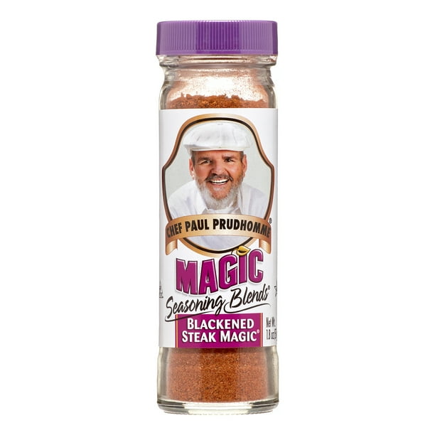 Chef Paul Prudhomme's Magic Seasoning, Blackened Steak, 1.8 Oz, 6 Pack