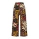thumbnail image 5 of Pntutb Mujeres Impresión Algodón Lino Tobillo-Longitud Pantalones Pokets Casual Elástico Pantalones Largos Pntutb Pntutb-8138, 5 of 8