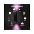 thumbnail image 4 of Philips Hue Appear Outdoor Smart Wall Light, Black - White and Color Ambiance LED Color-Changing Light - 1 Pack -  Weatherproof, 4 of 5