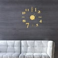 thumbnail image 5 of DIY Wall Clock Frameless Mirror Wall Clock Large Mute Wall Stickers for Living Room Home Decorations, 5 of 7