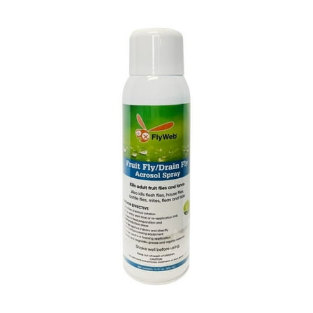 FlyWeb Fruit Fly/Drain Fly Aerosol Spray - 14 oz Can by Gardner