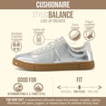 thumbnail image 2 of Cushionaire Women's Balance Lace Up Sneakers - Casual Tennis Shoes for Women with Memory Foam and Slip Resistant Outsole, 2 of 18