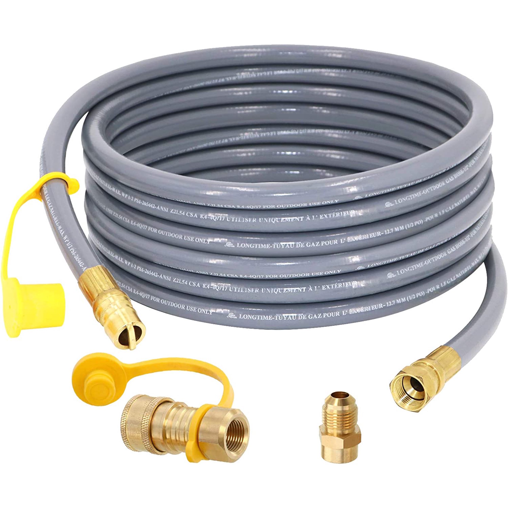 GASPRO 1/2Inch Natural Gas Hose With Quick Connect