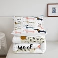 thumbnail image 5 of Dachshund Comforter Sets King Size,Cute Cartoon Puppy Bedding Set Teens Adults,Lovely Pet Down Comforter,Kawaii Dog Animal Bed Set, 5 of 7