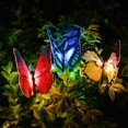 thumbnail image 5 of Solar Garden Lights,Multi-Color Changing Solar Powered Decorative Landscape Lighting Hummingbird Butterfly Dragonfly for Outdoor Path, Yard, Lawn, Patio, 5 of 5