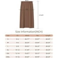 thumbnail image 4 of Women’s Classic Below Knee Pencil Skirt Stretch Line Midi Skirt of Business Casual Outfits, 4 of 4