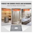 thumbnail image 5 of Shower Pan Kit 36x36, Lightweight EPS Shower Base with 6.3" Drain, Waterproof Shower Installation Kit w/ Cloths & Slope Sticks, Bathroom Renovation, 5 of 7