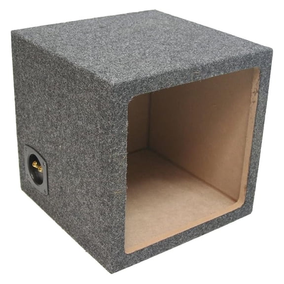 Car Audio Single 12" Sealed Square Sub Box Enclosure fits L7 Subwoofer