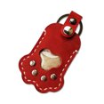 thumbnail image 1 of Pet Hair Storage Bag PU Leather Paw Print Hair Memorial Portable Keychain For Cat Dog Keepsake Keyring For Backpacks Pendant Gift, 1 of 4