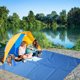 thumbnail image 4 of Manta de playa Desiderio, mantas de picnic compactas con 4 clavos molidos, impermeable, plegable, tapete a prueba de arena, accesorios de playa, elementos esenciales de verano para exteriores para, 4 of 6