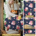 thumbnail image 5 of Pioneer Flower Floral Print Pattern Round Tablecloth 60 X 60 Inch, Wrinkle Resistant Wipeable Table Cloth for Kitchen Dining Picnic Patio Party, 5 of 6
