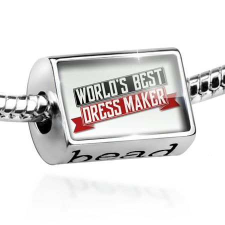 Bead Worlds Best Dress Maker Charm Fits All European (Best Dressed First Ladies Of The World)
