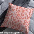 thumbnail image 2 of jejeloiu Kawaii Bowtie Fabric by the Yard 2 Yards,Girls Bow Knot Room Decor Fabric by the Yard,Orange Cheetah Print Fabric for Sewing,Breathable Bedroom Decorative, 2 of 6