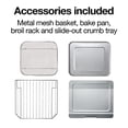 thumbnail image 5 of Proctor Silex Simply-Crisp Toaster Oven Air Fryer Combo with 4 Functions Including Convection, Bake & Broil, Fits 6 Slices or 12” Pizza, Auto Shutoff, Black (31275), 5 of 5
