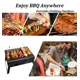 thumbnail image 4 of Asador Parrilla Carbón Portátil Plegable De Viaje Camping Punkzz, 4 of 8