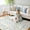 BeigeWhite, variant on 2x3 Area Rug Living Room Rugs - Washable Vintage Floral Soft Thin Large Rug Indoor Floor No Slip Rug Carpet for Bedroom Under Dining Table Home Office Decor - Green