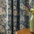 thumbnail image 6 of Vireellx Leaves Curtains for Living Room 84 Inch Length 2 Panels Set Semi Sheer Boho Drapes Green Farmhouse Tassel Rod Pocket Window Curtain Panels Bedroom Rustic Country Botanical Window Treatment, 6 of 8