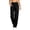 16# Black, variant on Women's Yoga Pants with 6 Cargo Pockets Wide Leg Cargo Pants Stretchy Soft Fabric Slim Fit, Pull On, Tummy Control Leggings, Wide Leg, Skinny, Comfort, Hiking Wine S