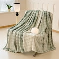 thumbnail image 1 of Soft Polyester Faux Fur Throw Blanket 180*200CM 4, 1 of 5