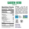 Foods Garden Herb Salad Dressing Pack Low FODMAP Certified, Keto, Gut