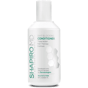 Hair Loss Conditioner | DHT Fighting Vegan Formula for Thinning Hair Developed by Dermatologists | Experience Healthier, Fuller and Thicker Looking Hair - Shapiro MD | 1-Month Supply