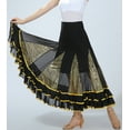 thumbnail image 3 of Waltz American Smooth Style Ballroom Practice Dance Team Ruffle Skirts Drama, 3 of 4