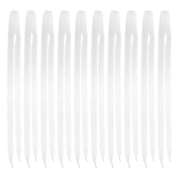 GAXIRE 5 Pairs Kids Shoe Laces with Colorful Lace Ribbons for Ballet, Sneakers, and Casual Shoes