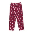 thumbnail image 4 of Haiem white Tree red plaid Women's Pajama Pants Ultra Lightweight Pjs Bottoms Sleepwear Bottom Pants With Pocket Drawstring-Small, 4 of 7