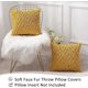 thumbnail image 2 of Soft faux fur pillowcase 20x20- plush short wool velvet decorative pillowcase - living room sofa pillowcase set of 2 pieces - yellow, 2 of 4