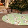 thumbnail image 6 of Sikiie Rabbit With Tie 30-48 inches {designName} Print Christmas Tree Skirt Snowman Xmas Tree Skirt with Edge Christmas Decorations for Holiday Party36", 6 of 7