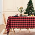 thumbnail image 1 of Mantel Midsummer Breeze Buffalo Plaid 140 x 220 cm de algodón, 1 of 7